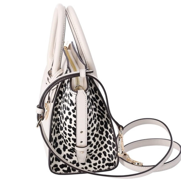 Michael Kors Avril Leather & Calf Hair Bag - Picture 7 of 12